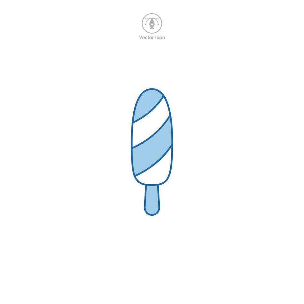 Ice Pop icon symbol vector illustration isolated on white background