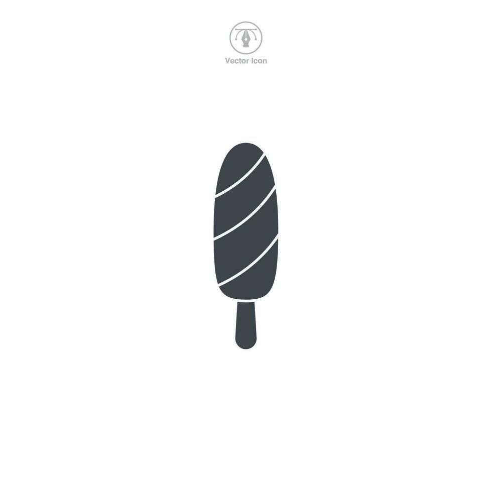 Ice Pop icon symbol vector illustration isolated on white background