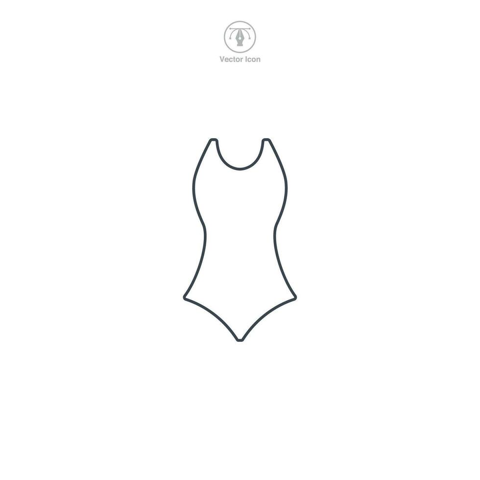Swimwear icon symbol vector illustration isolated on white background