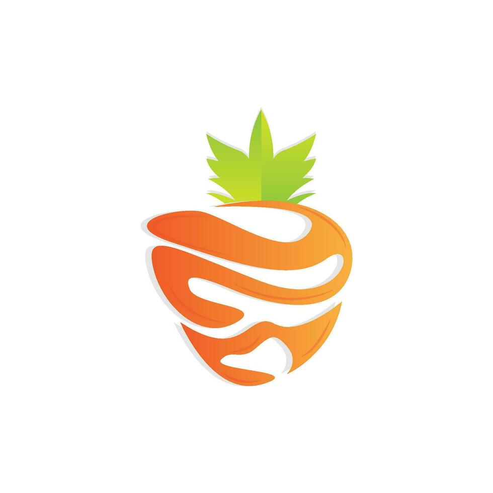 piña logo, vector jardín granja Fresco fruta, diseño para sencillo Fruta tienda jugo