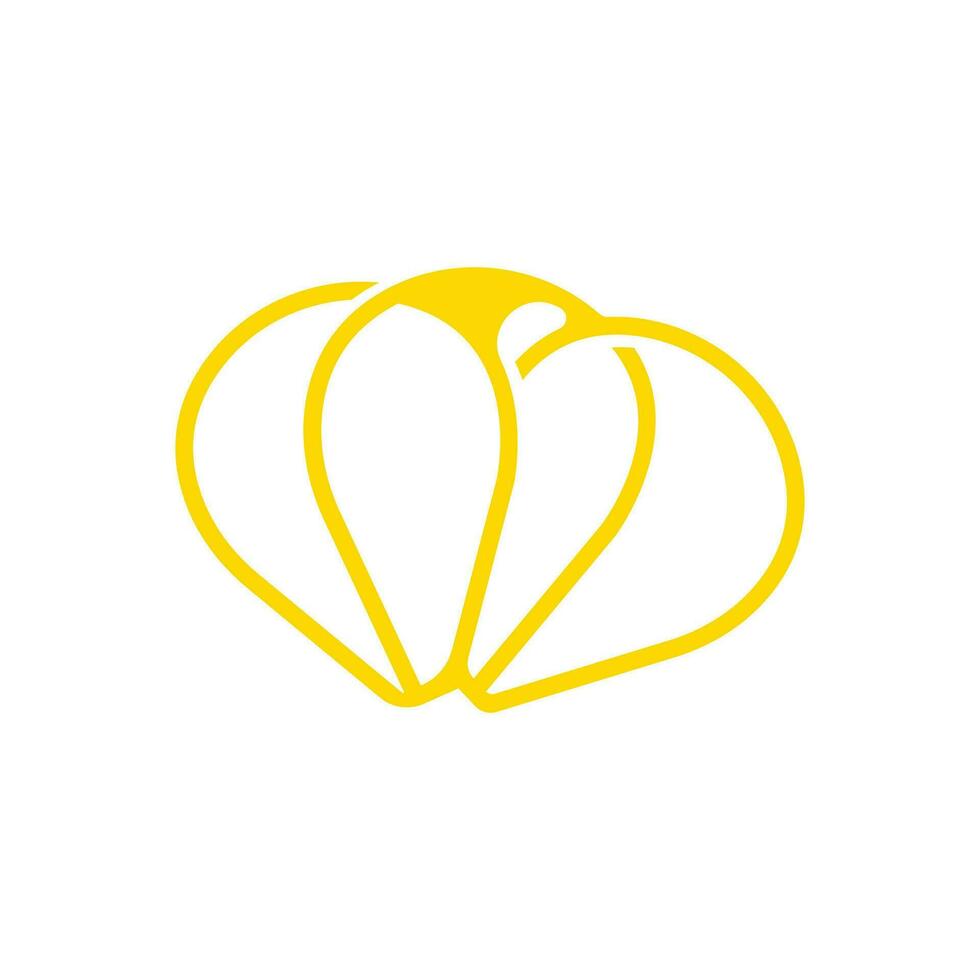 girasol logo, flor jardín sencillo diseño, vector ilustración modelo