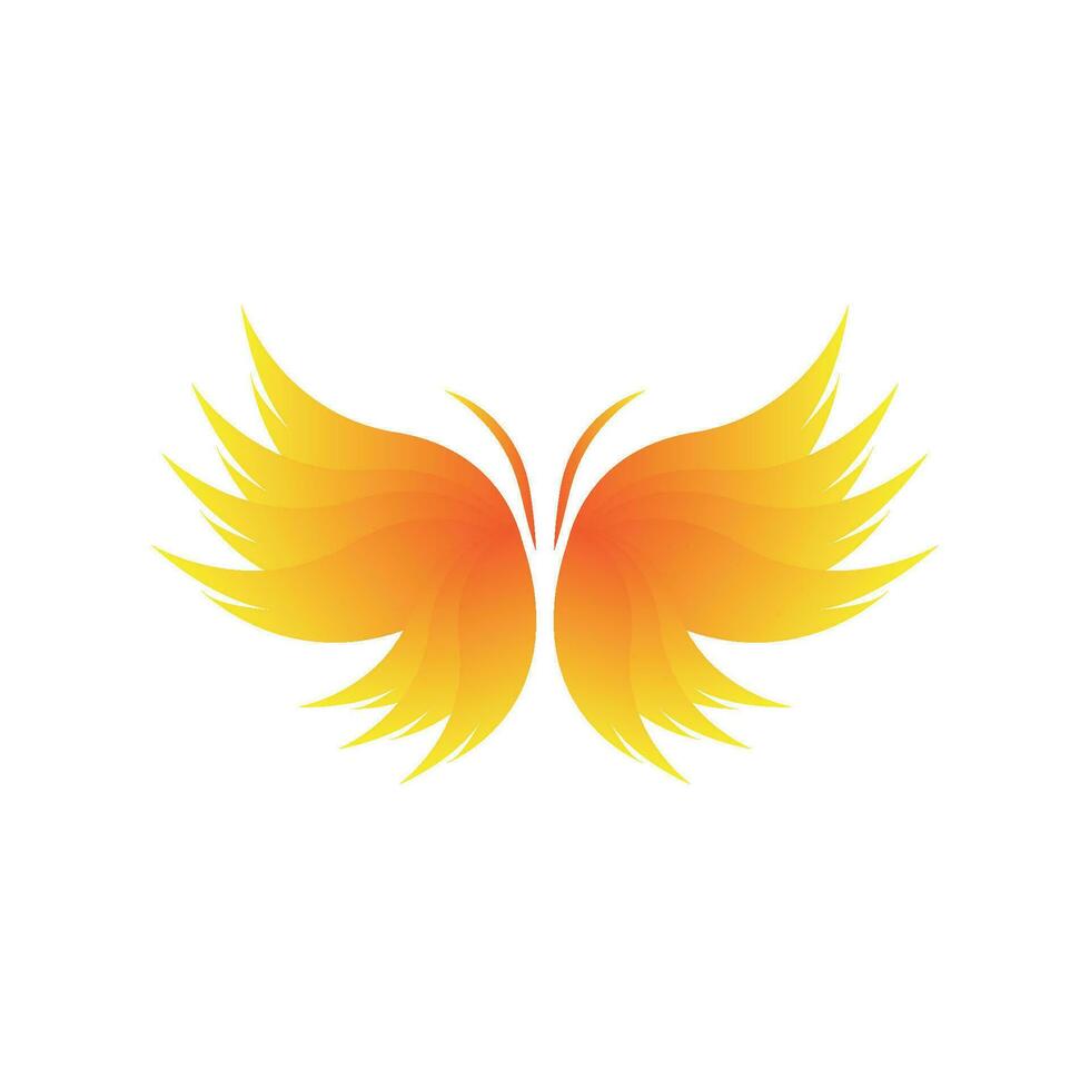 logotipo de mariposa, diseño animal con hermosas alas, animales decorativos, marcas de productos vector