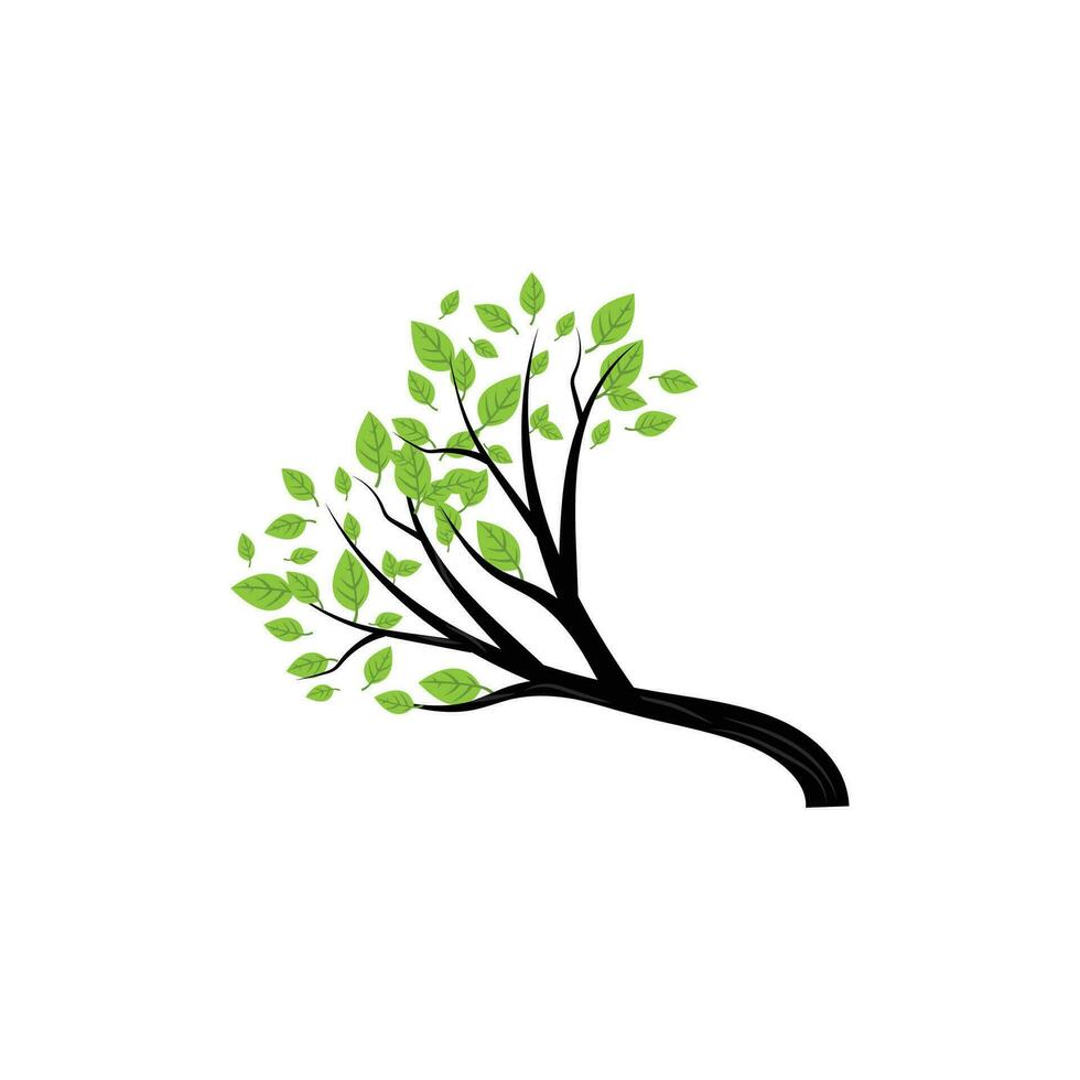 Bonsai Tree Logo. Simple Minimalist Silhouette Design, Plant Vector, Icon Illustration Element vector