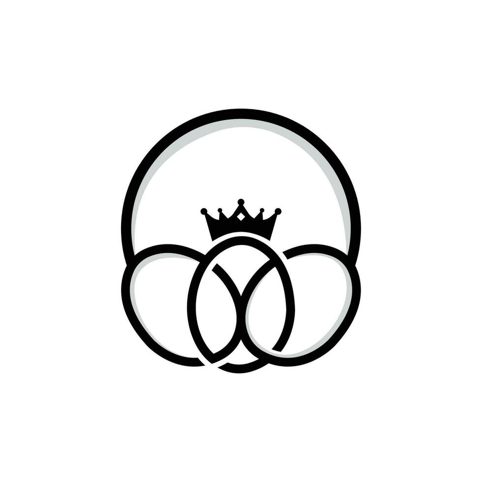 Egg Logo Design, Vector Garden Farm Agriculture, Simple Symbol Template