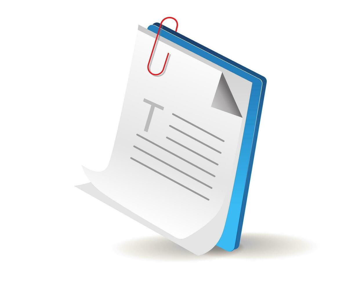 Stack of paper data files concept isometric illustration 26109298