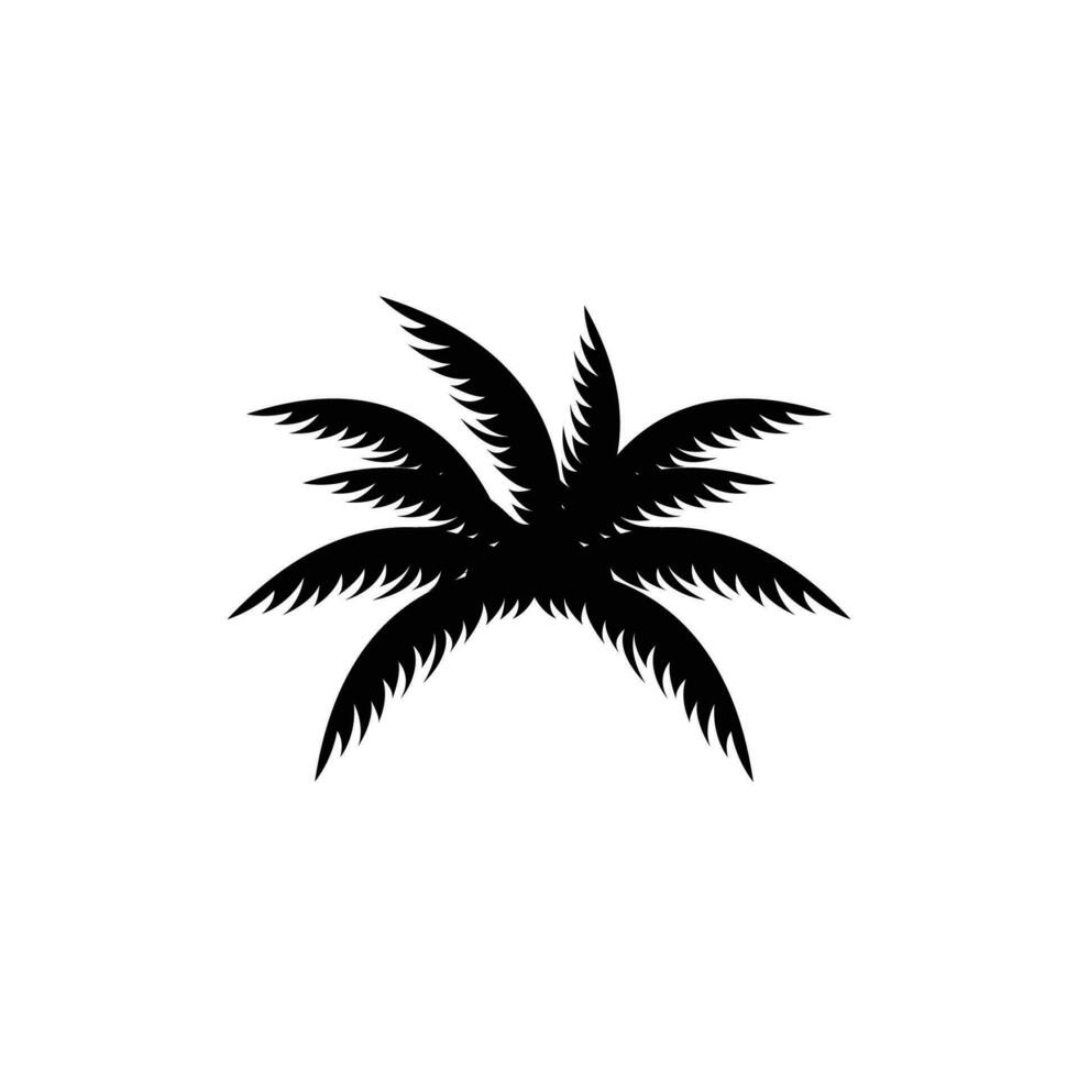 Coconut Tree Logo Design, Beach Plant Vector, Palm Tree Summer, Illustration Template vector