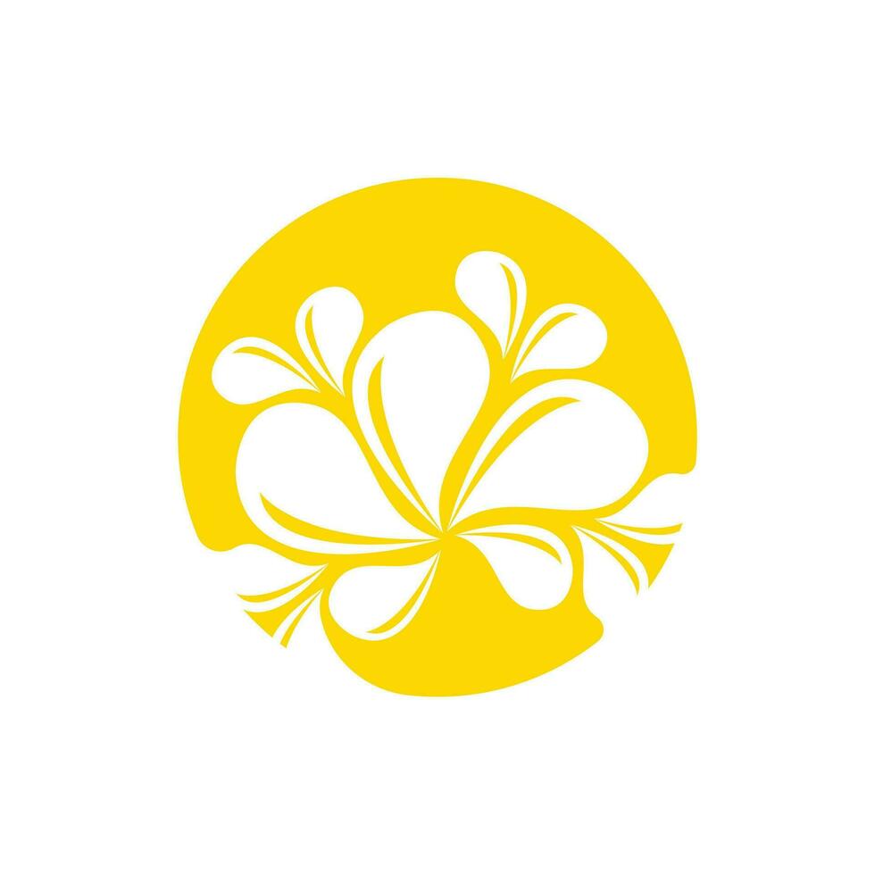 Sunflower Logo, Flower Garden Simple Design, Vector Illustration template