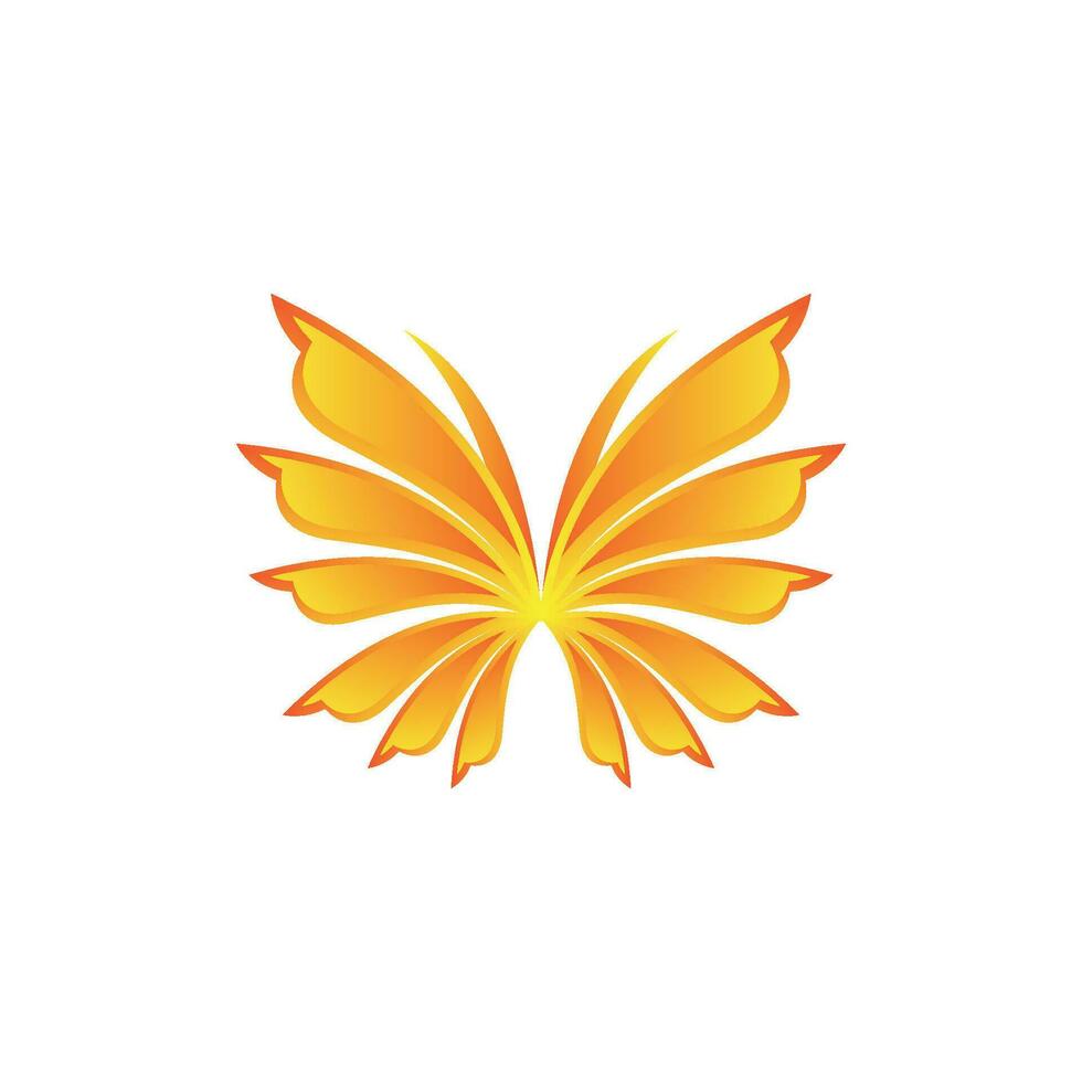 Butterfly Logo, Animal Design With Beautiful Wings, Decorative Animals, Product Brands vector