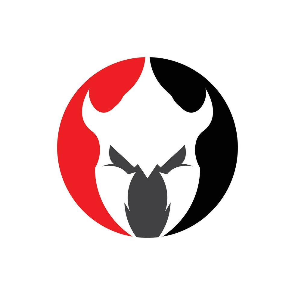 Spartan Logo Design, Vector VIking Guardian Fighter, Simple Greek Warrior Helmet