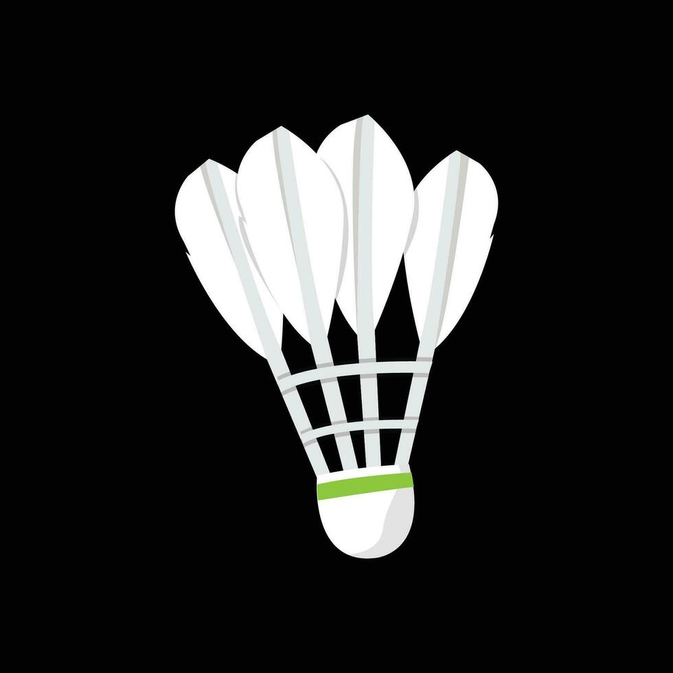 Badminton Logo Design, Sports Vector, Shuttlecock Logo, Badminton Tournament, Simple Minimalist Badge vector