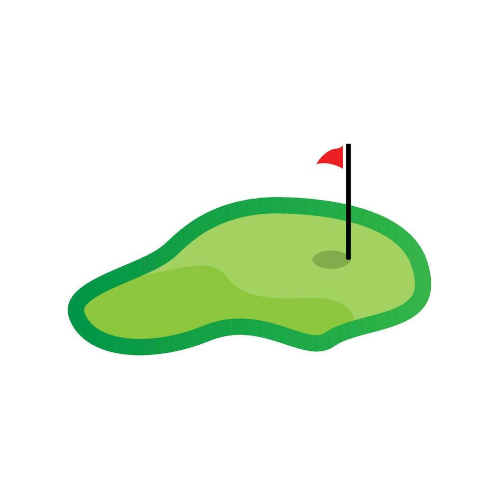 Golf Logo Design, Design Vector Golf Ball And Golf Club Tournament, Illustration Template