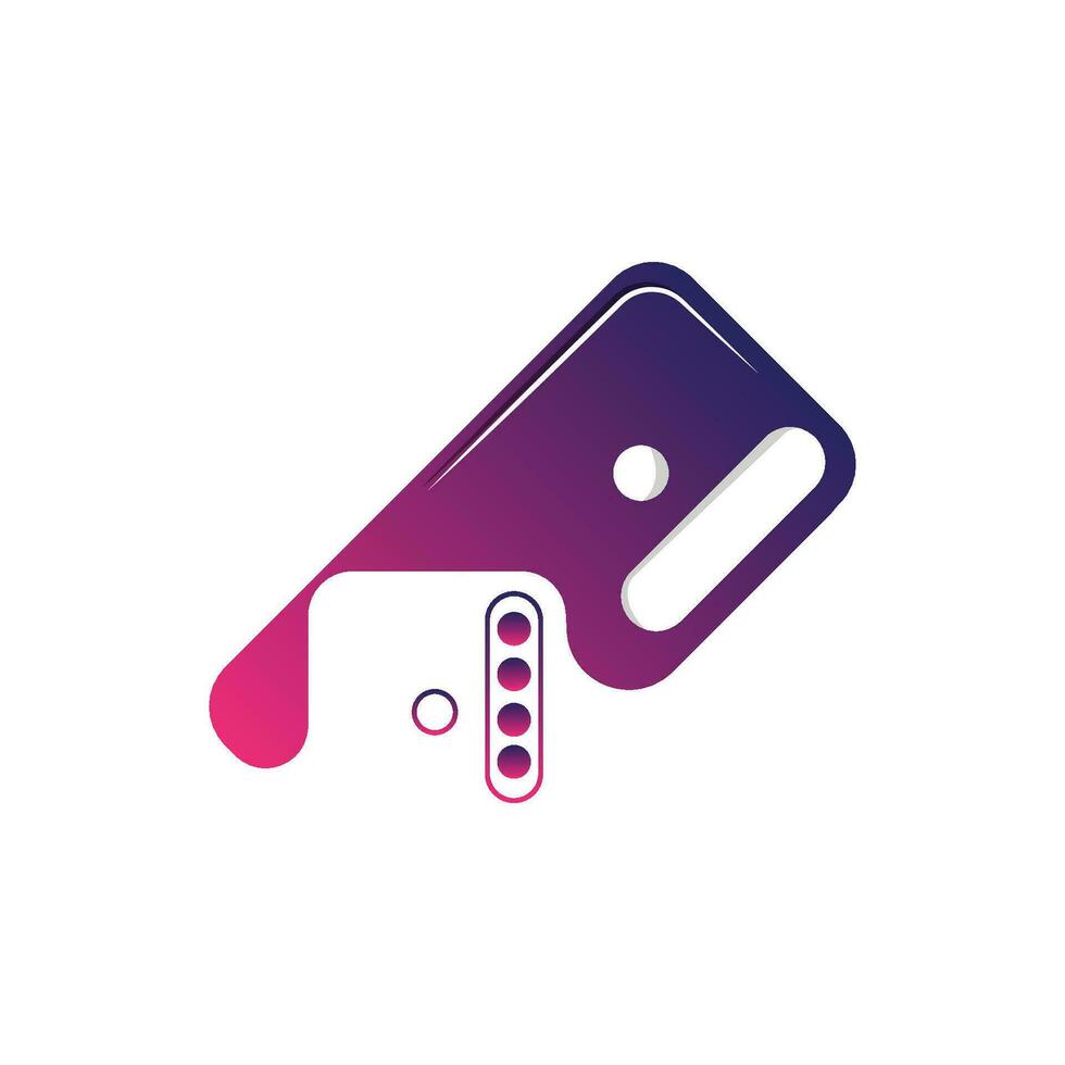 Smartphone Logo, Modern Electronics Vector, Smartphone Shop Design, Electronic Goods vector