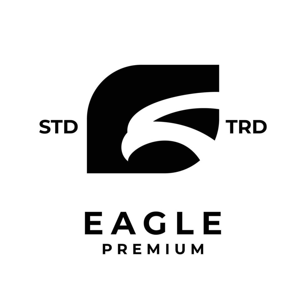 G eagle letter logo icon design illustration template vector