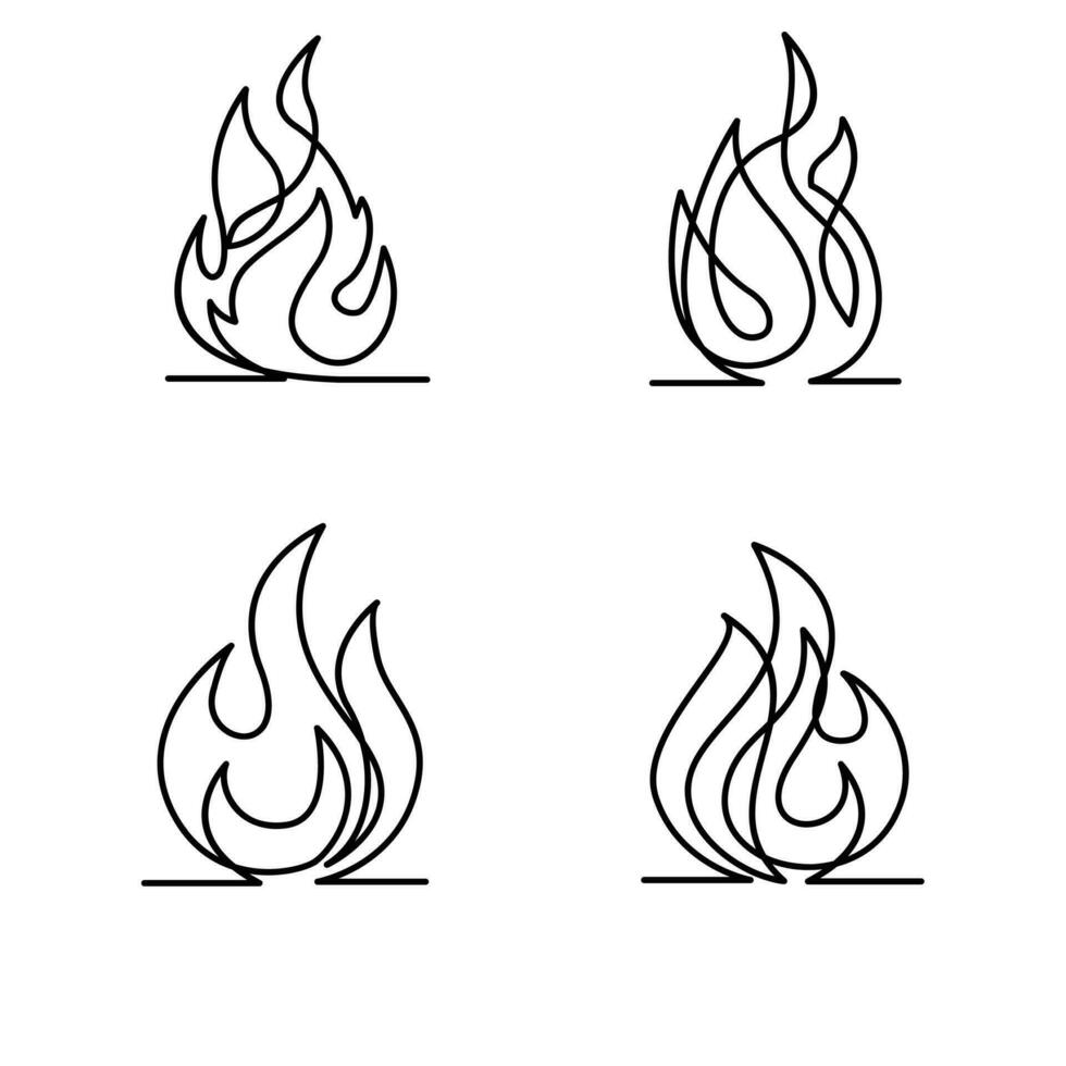 File continuous single line logo icon illustration vector