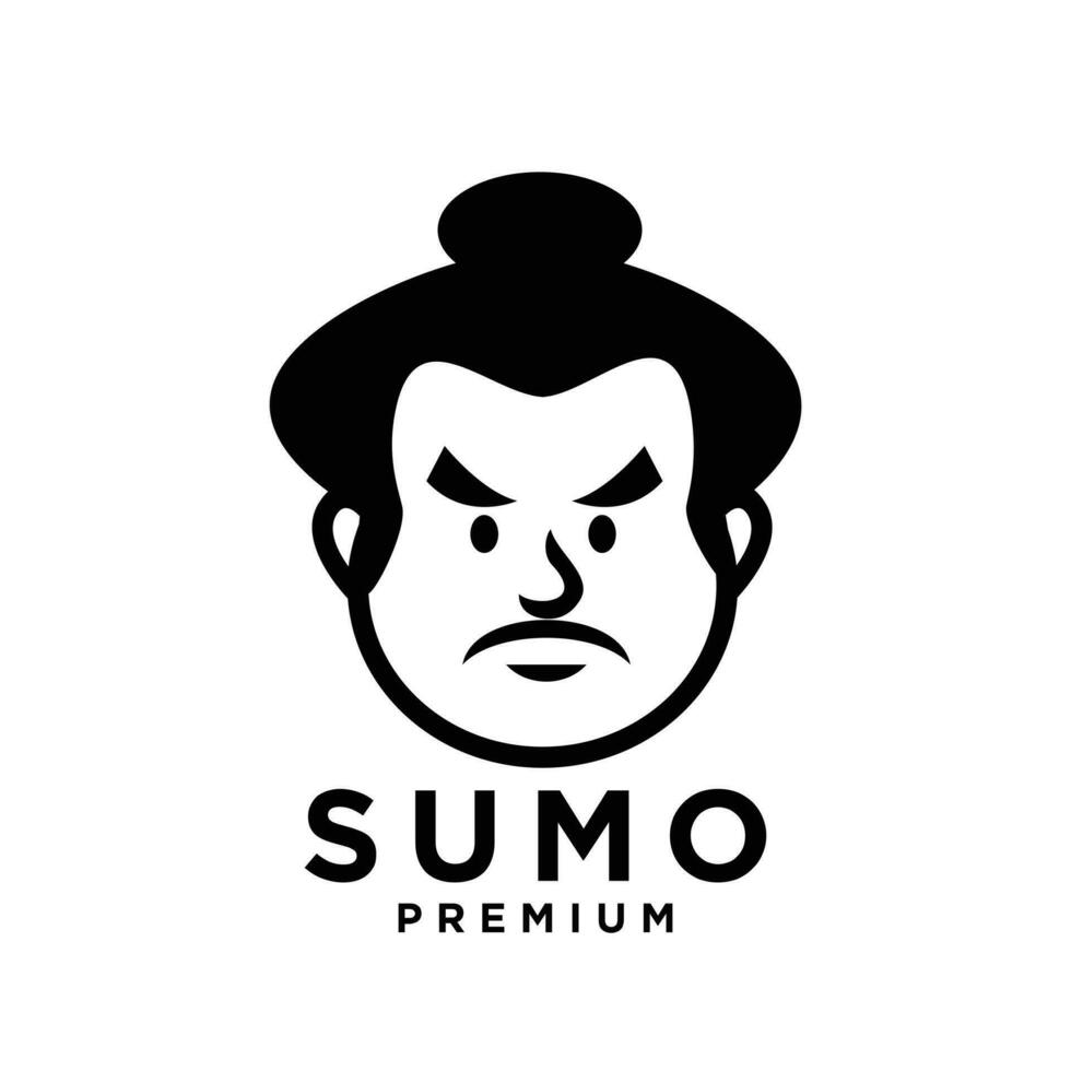 Sumo mascot logo icon design illustration vector
