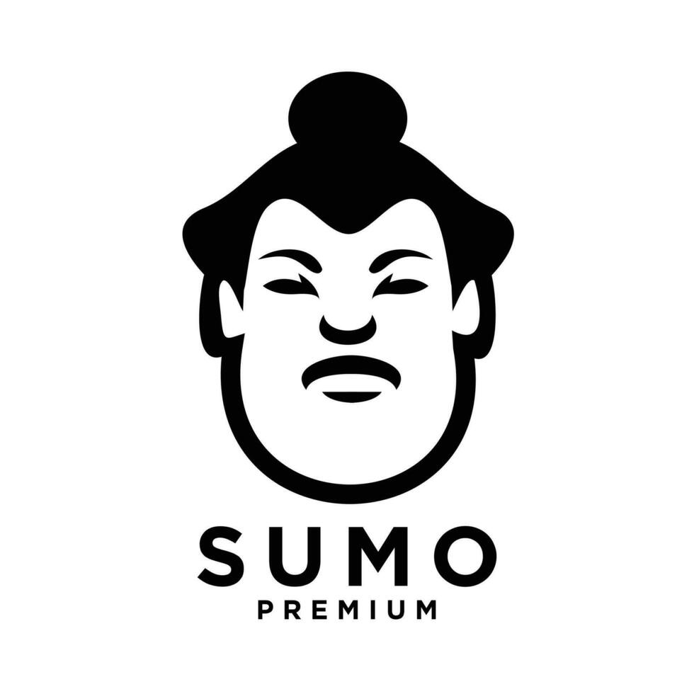 Sumo mascot logo icon design illustration vector