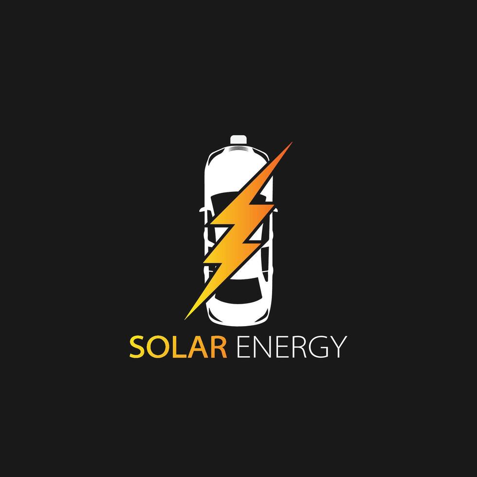 electric car logo vector