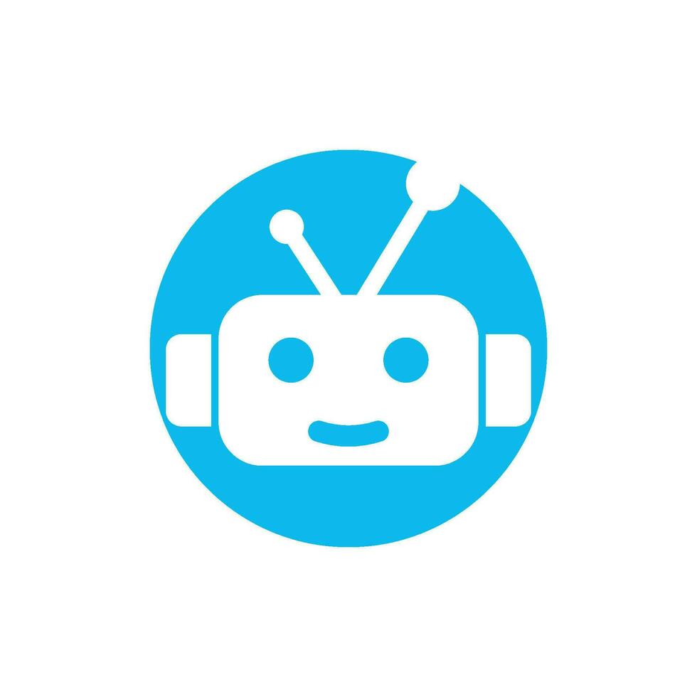 Robot icon logo symbol,illustration design template. vector