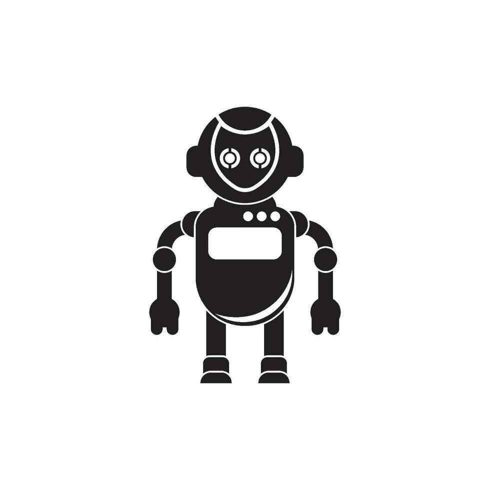 Robot icon logo symbol,illustration design template. vector