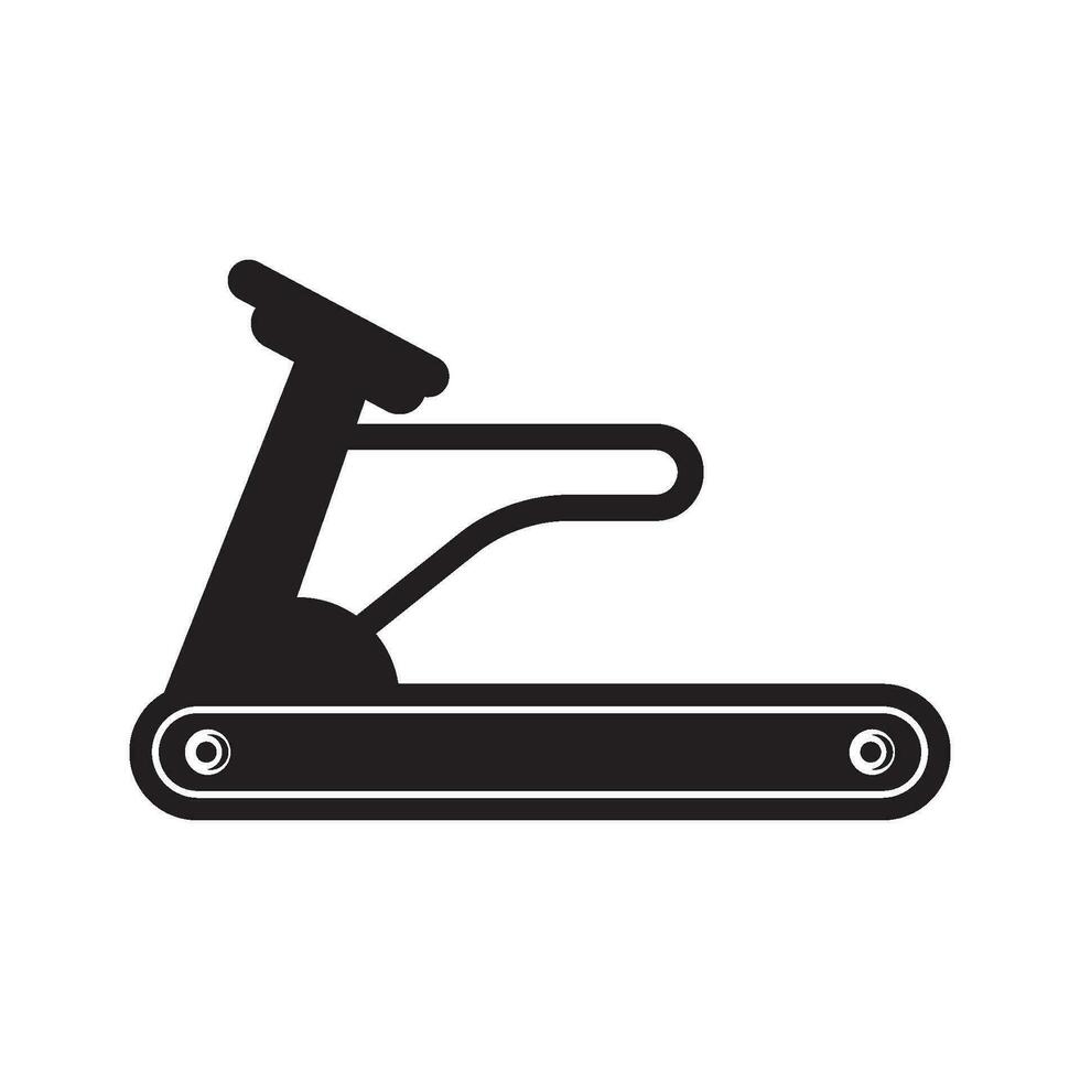 Treadmill machine vector icon illustration design