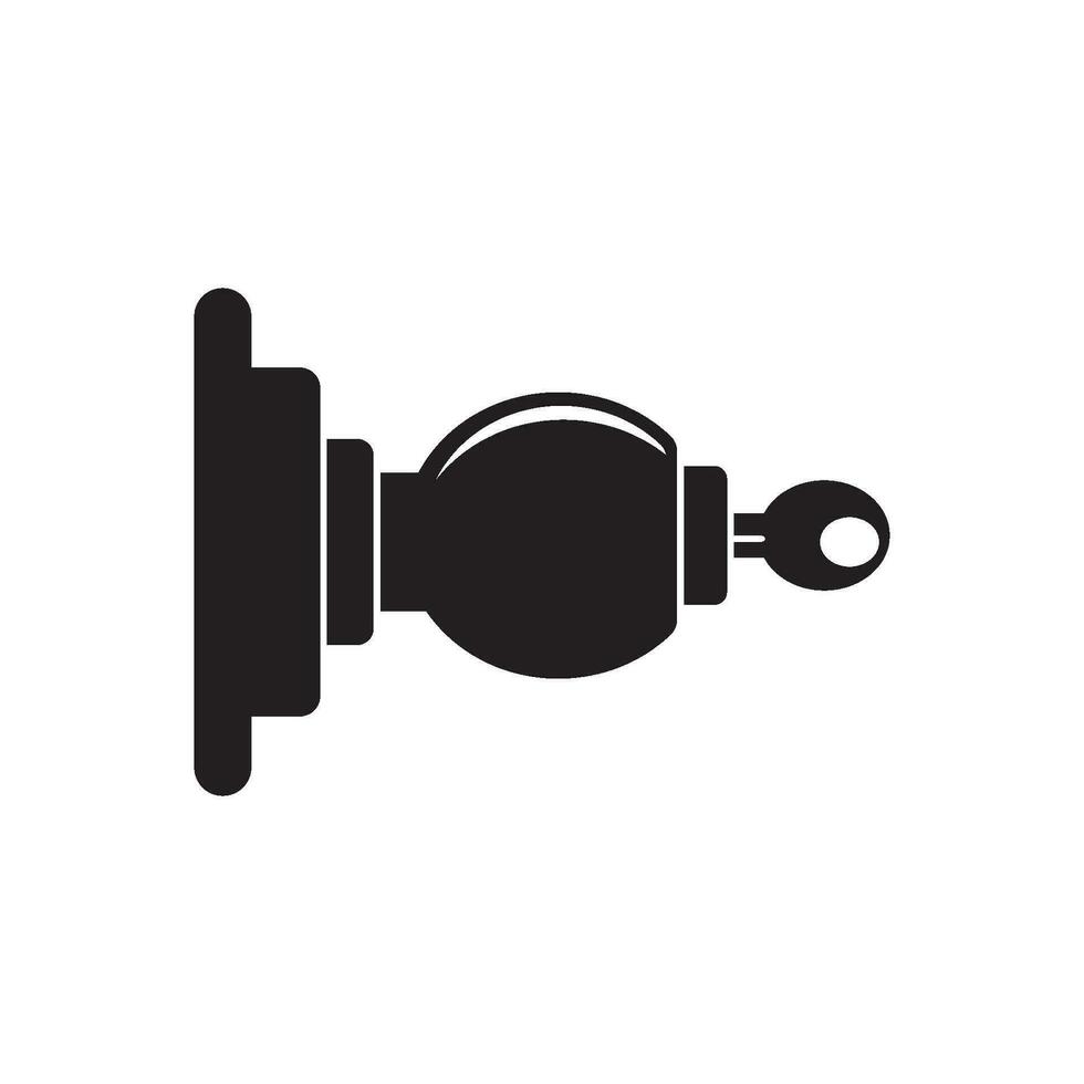 Door handle icon logo,vector design illustration template. vector