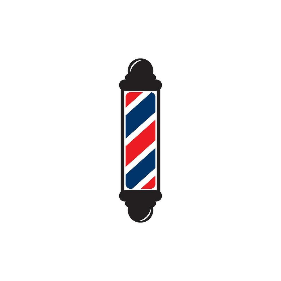 Barbero logo icono, ilustración diseño modelo vector. vector