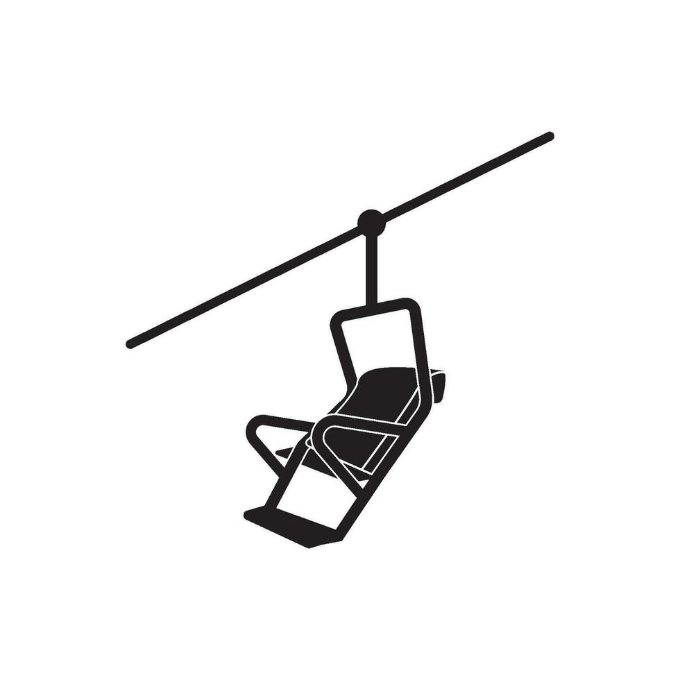 Cable car icon vector illustration template design.