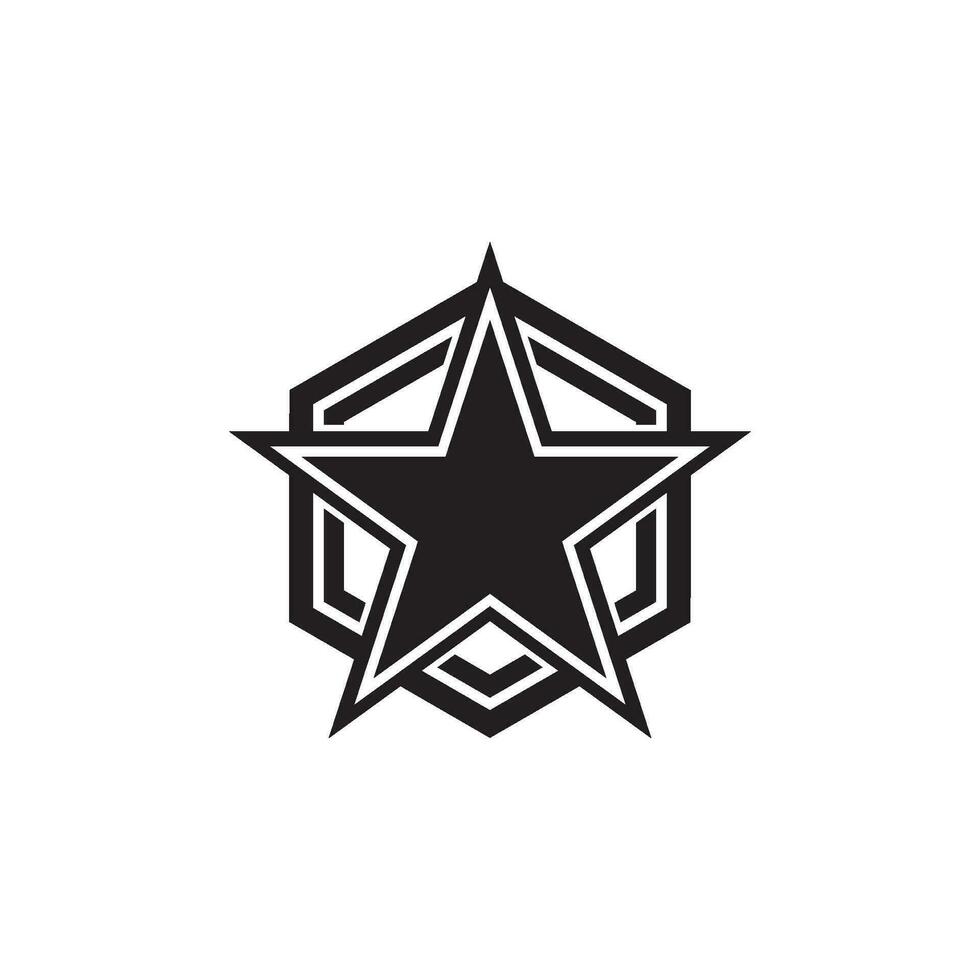 Star logo icon ,illustration design template vector. vector