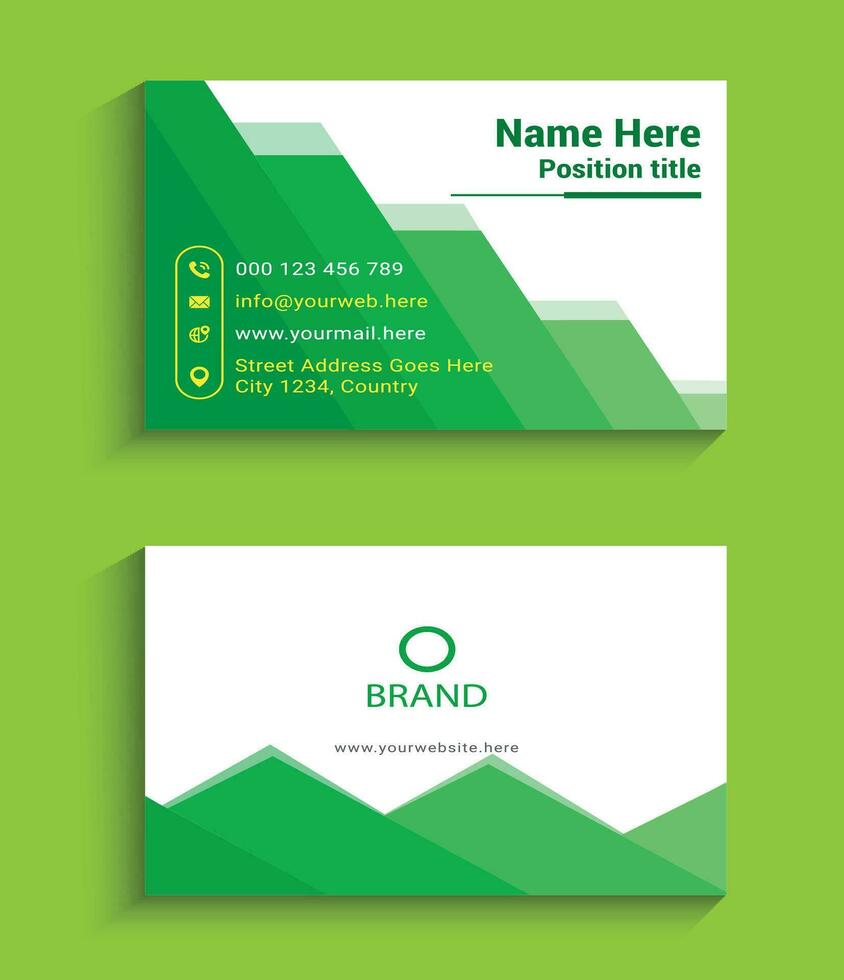 new creative and modern business card card design template vector