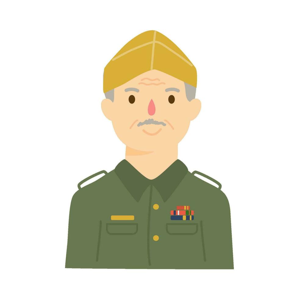 happy veterans day celebration design vector