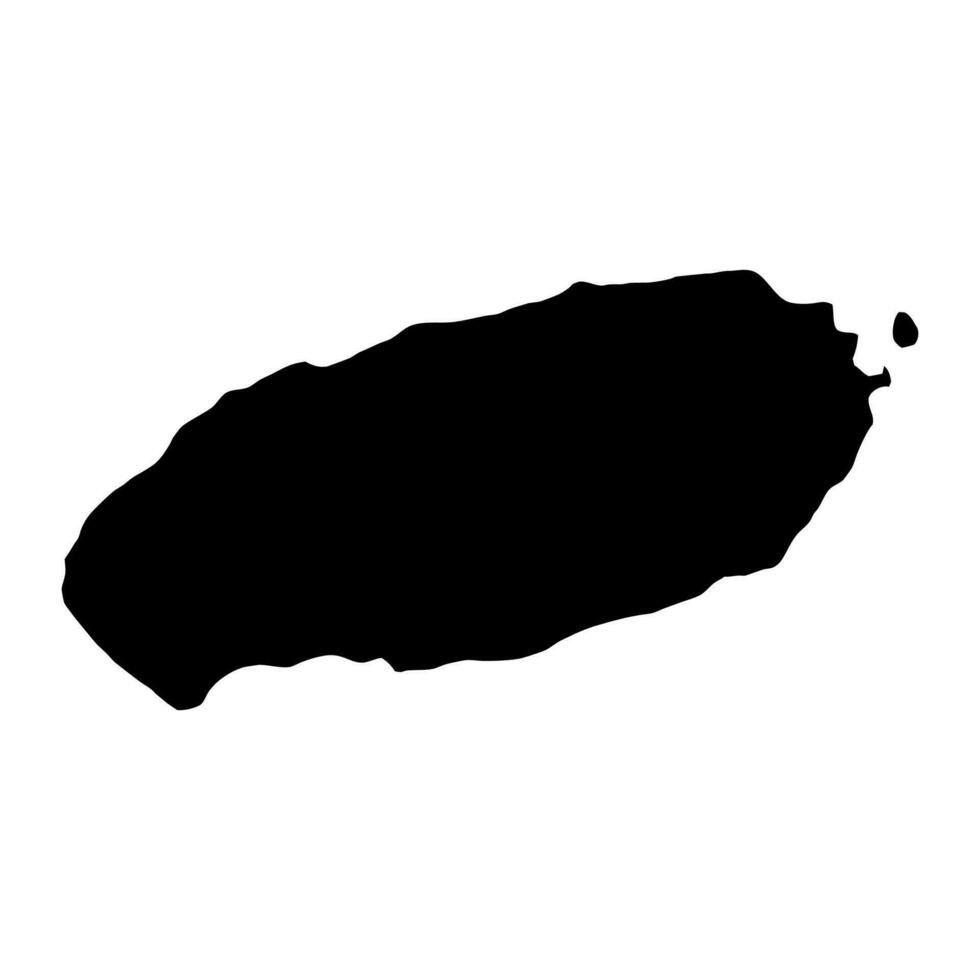 Jeju map, province of South Korea. Vector illustration.