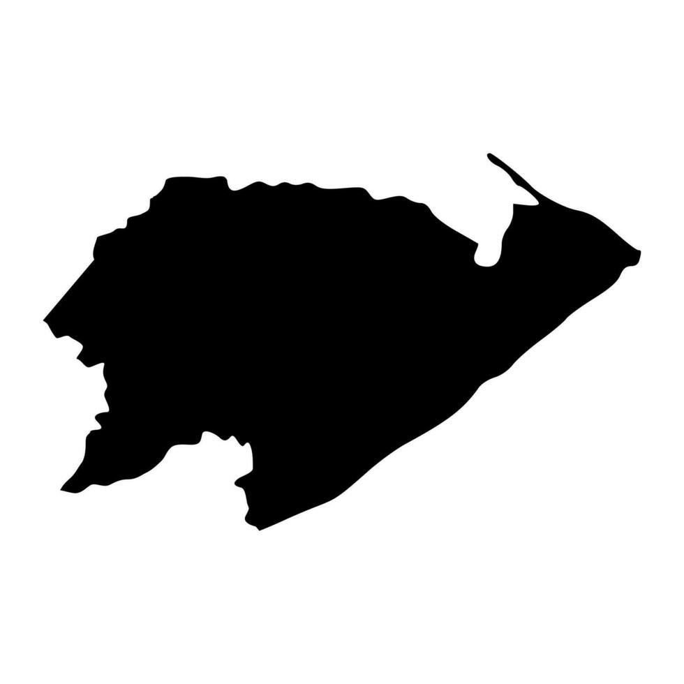 Izabal Department department map, administrative division of the country of Guatemala. Vector illustration.