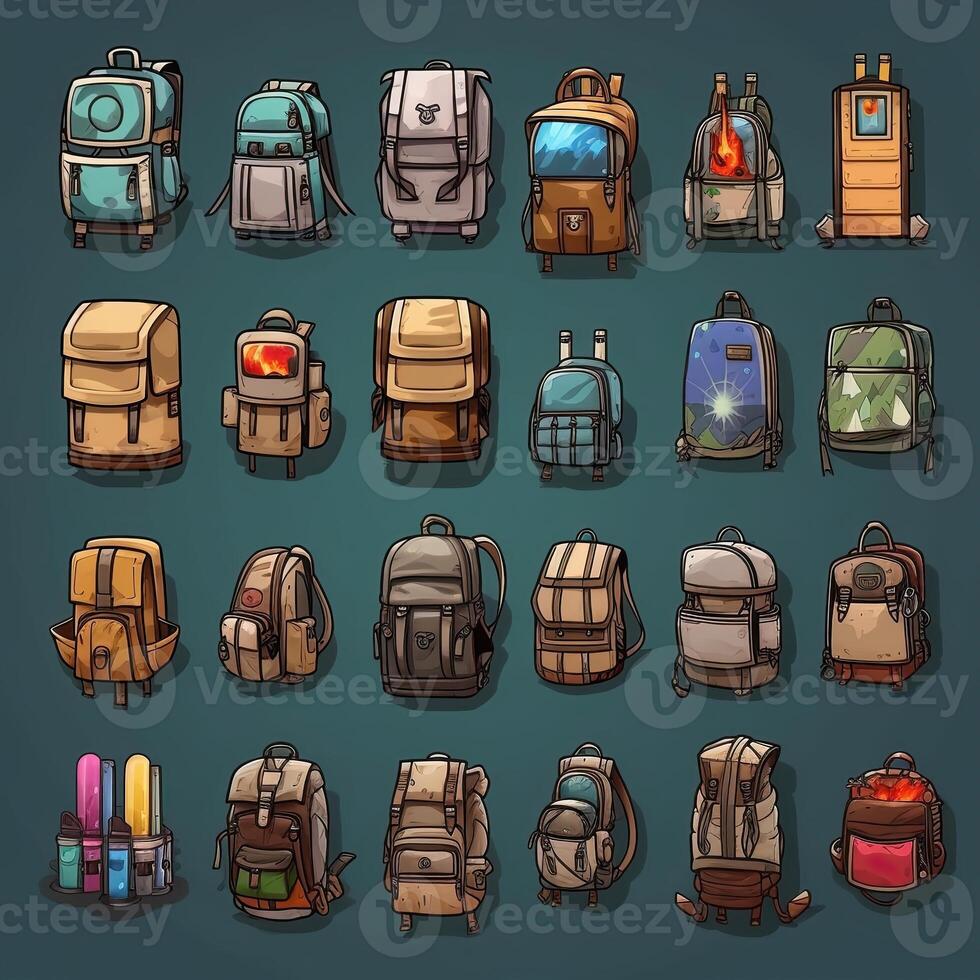 lifestyle backpack camping photo