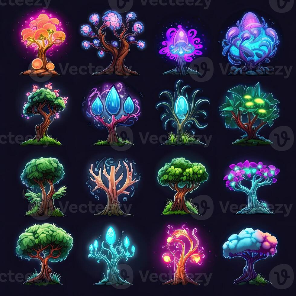 forest game magic tree photo