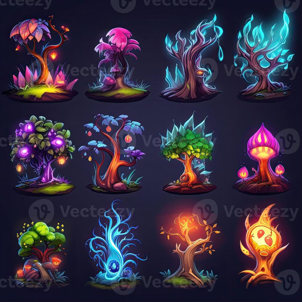 flower game magic tree photo