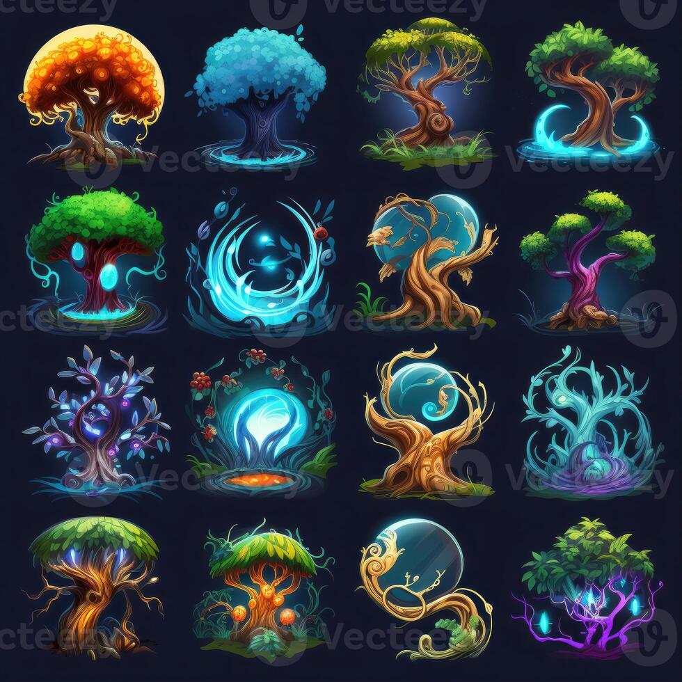 background game magic tree photo