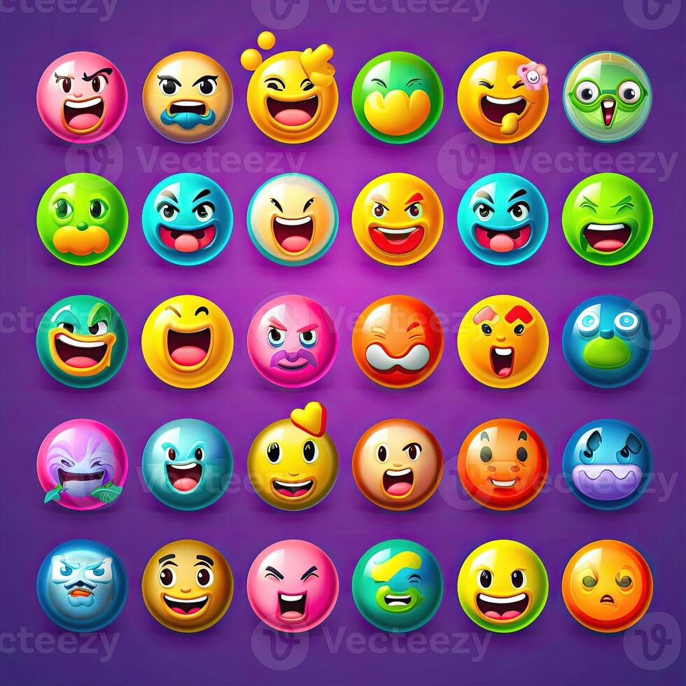 funny emoji smiley ai generated photo