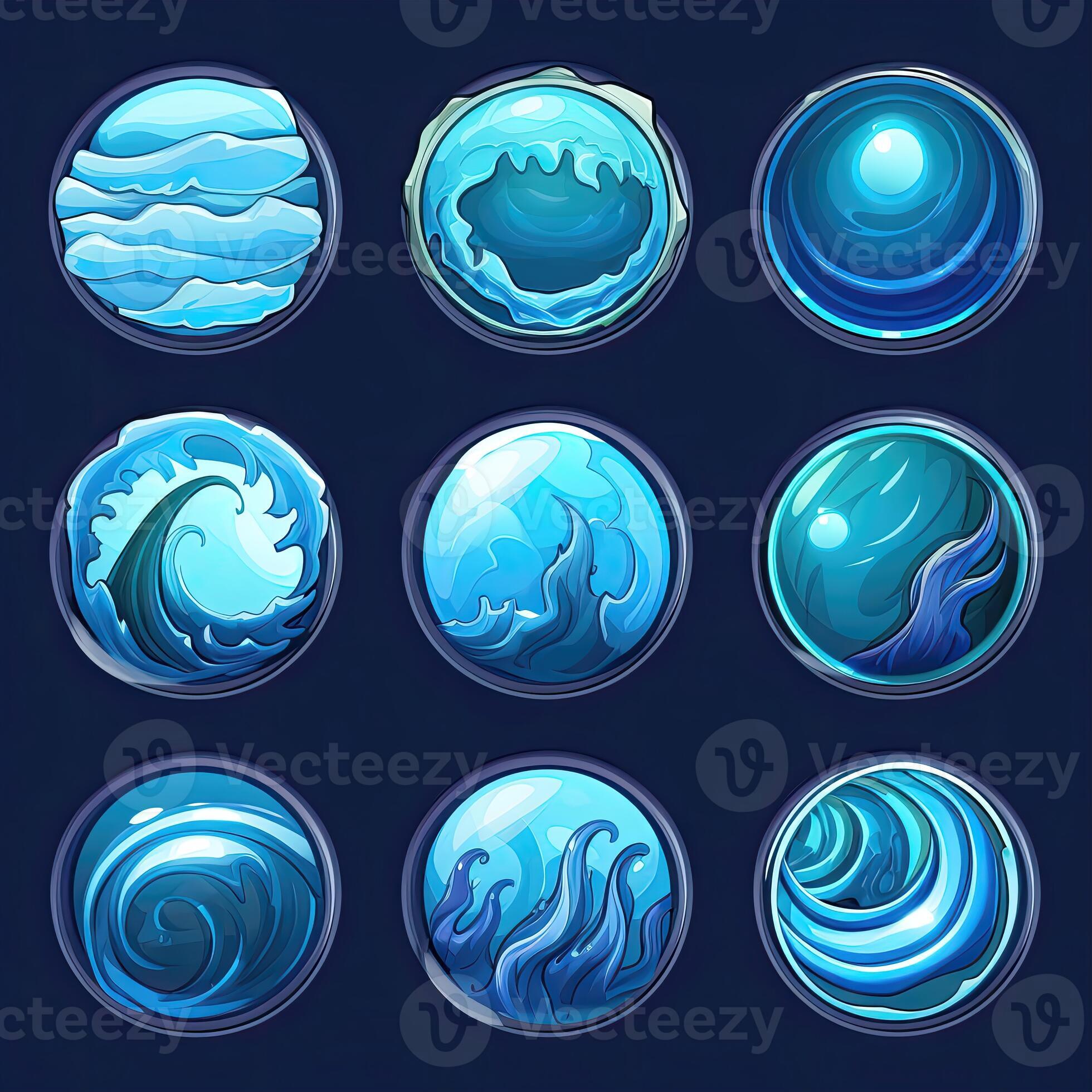 abstract games blue water wave 26113209 Stock Photo at Vecteezy