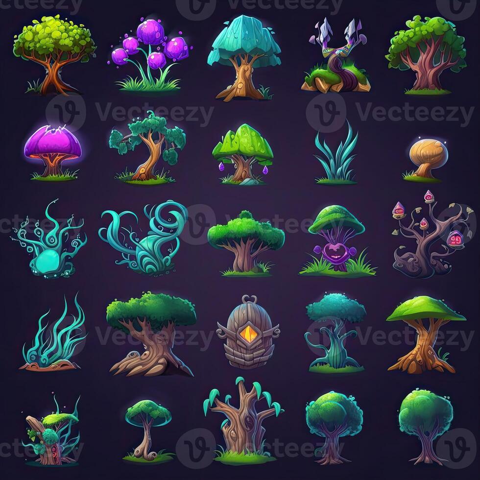 forest game magic tree photo