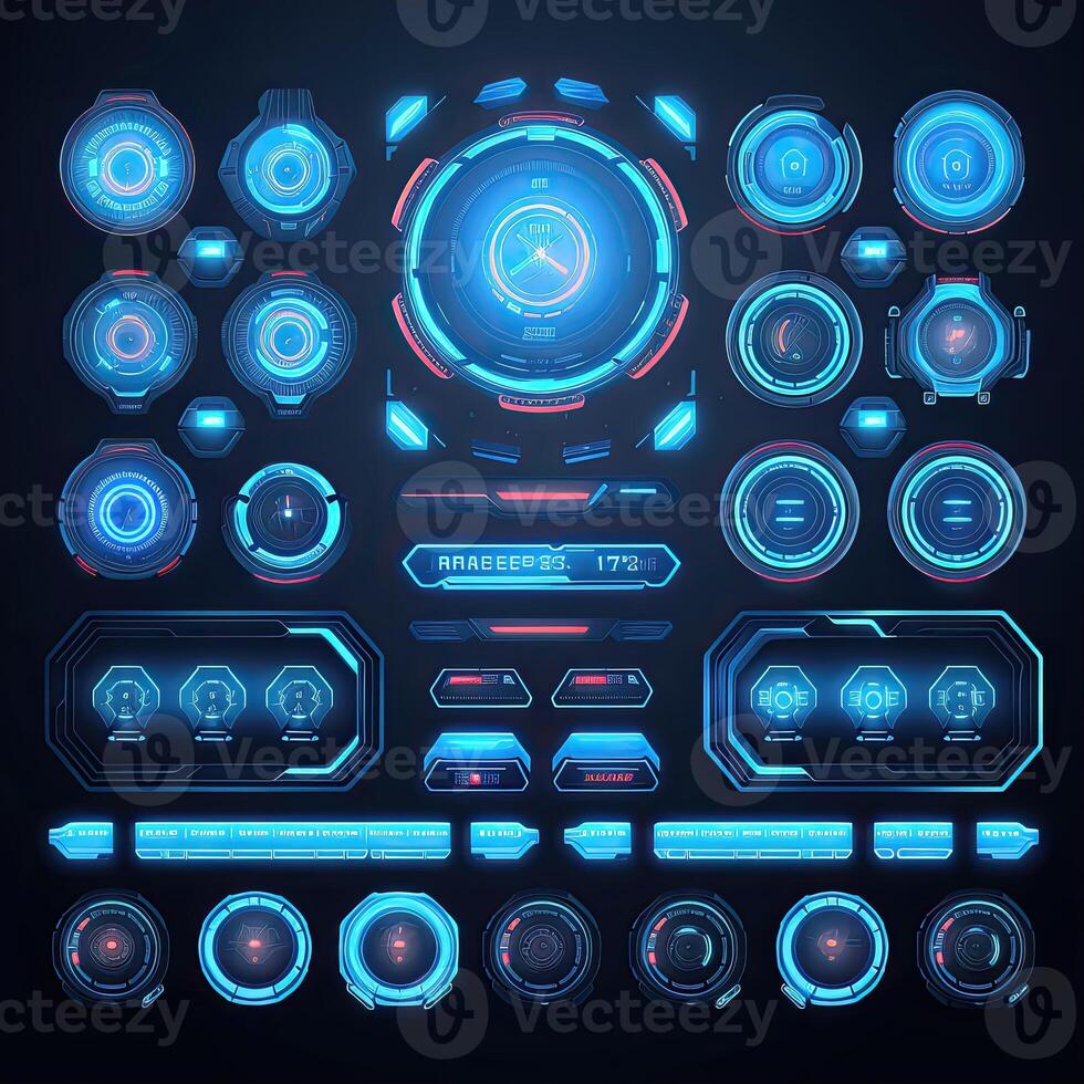 background hud elements photo