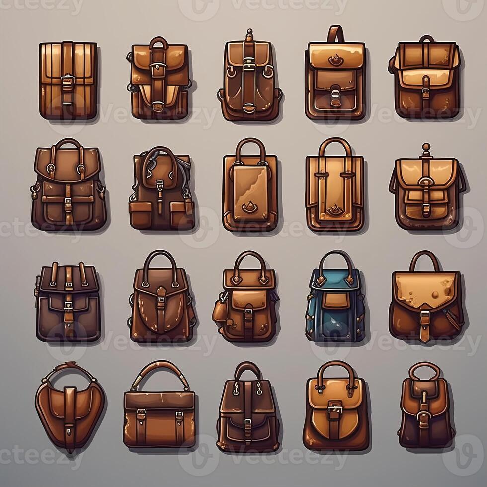 female school backpack photo