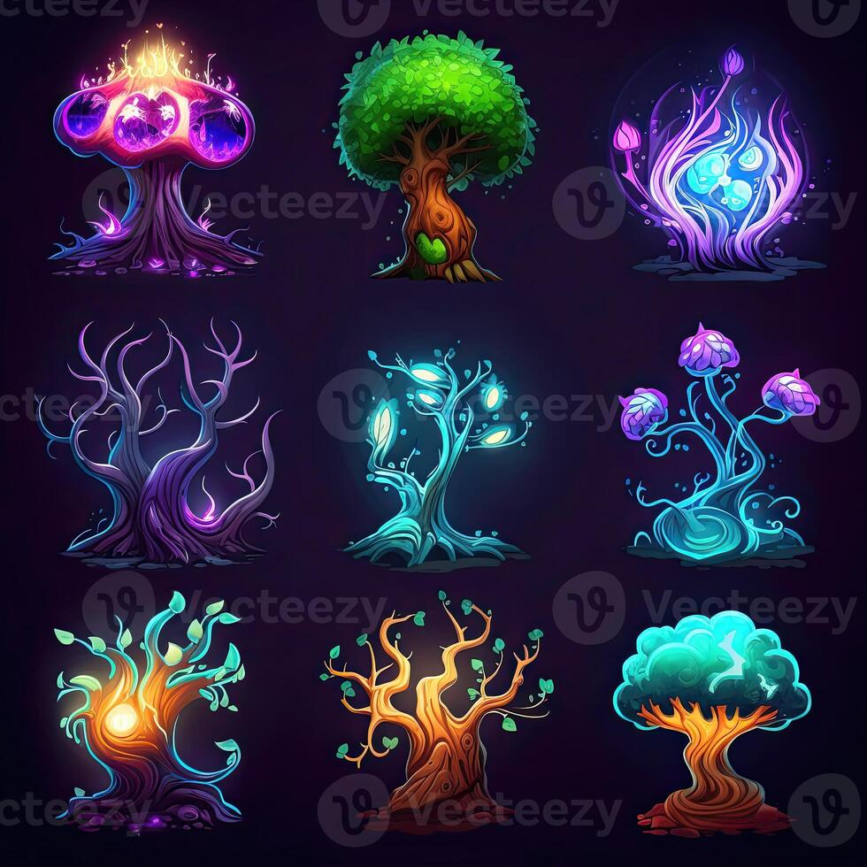 landscape game magic tree photo