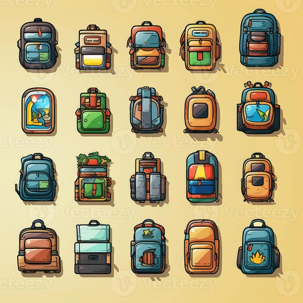 design school backpack photo