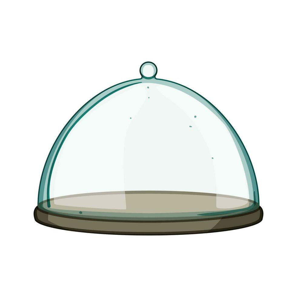 dessert cake dome cartoon vector illustration