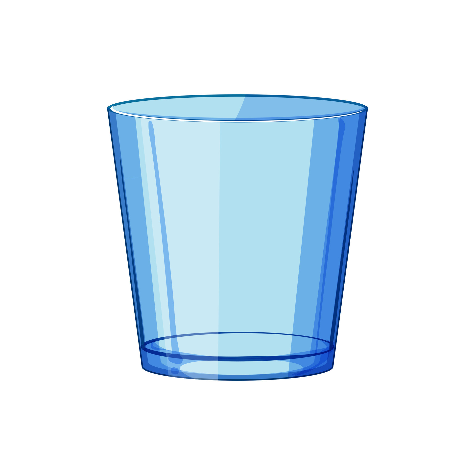 transparent glass cup cartoon vector illustration 26114069 Vector
