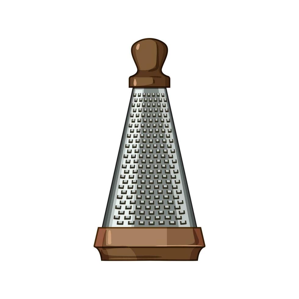 cuisine grater cooking cartoon vector illustration