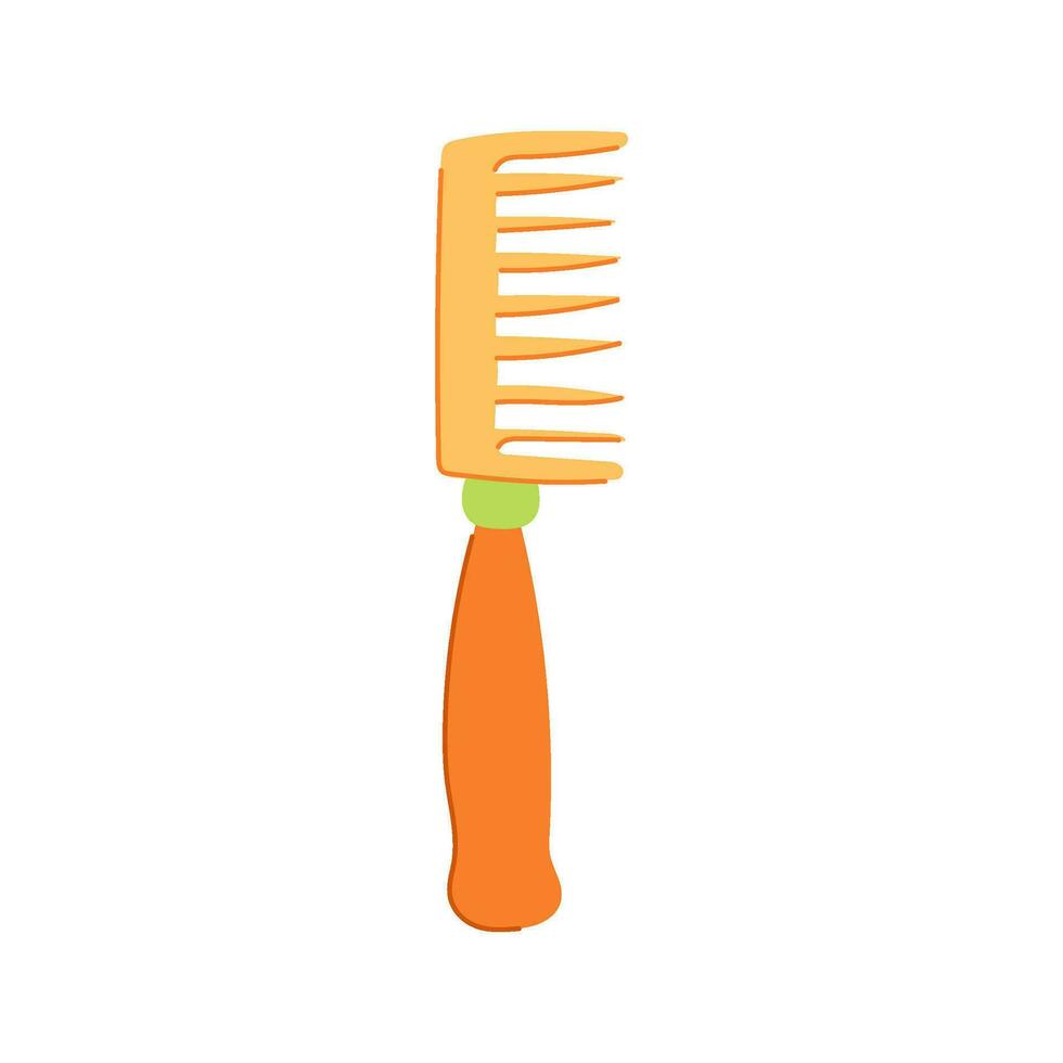 tool hair brush cartoon vector illustration