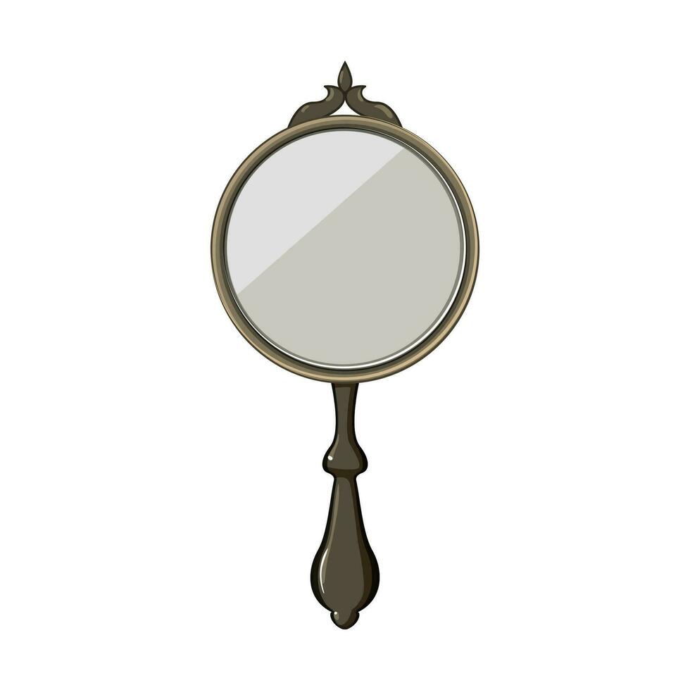 icono de espejo de mano, estilo de dibujos animados 15075260 Vector en  Vecteezy