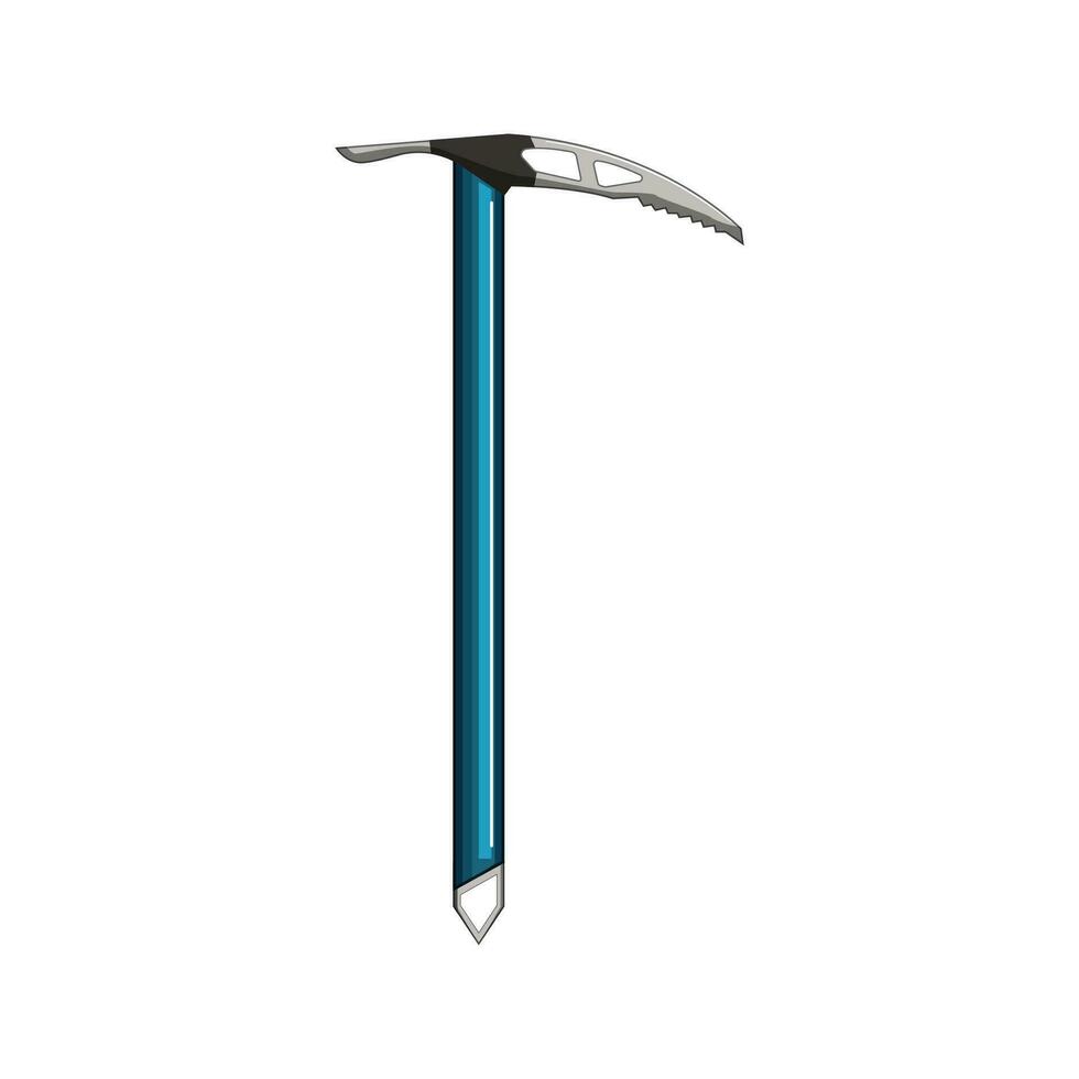 extreme ice axe cartoon vector illustration