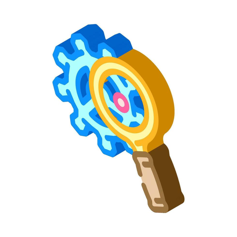 quality testing tool work isometric icon vector illustration